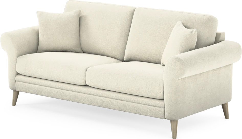 Eden - 2,5-sits soffa - Vit