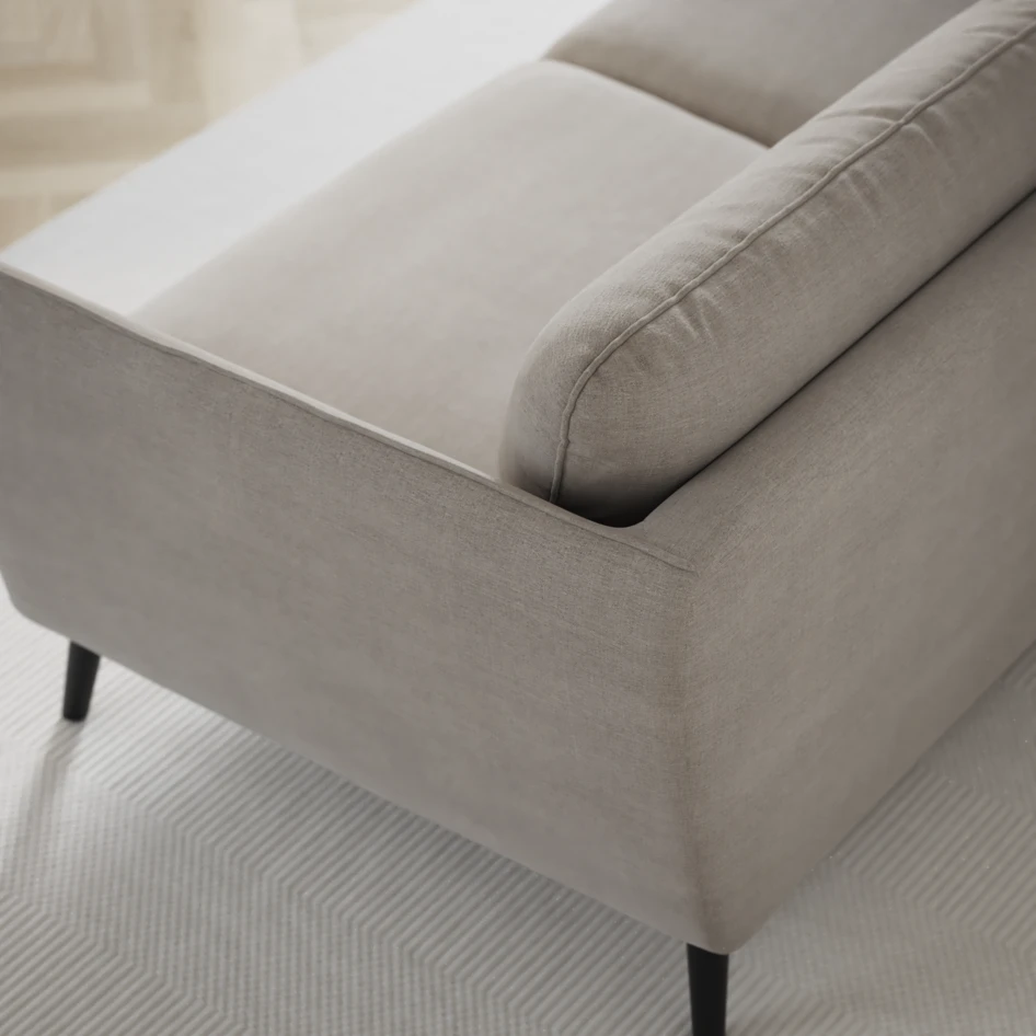 Madison Lux - 2-sits soffa med divan vänster och höger - Grå