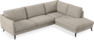 Madison Lux - 3-sits soffa med divan höger - Vit