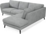 Madison - 2-sits soffa med divan höger - Vit
