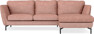 Madison Lux - 2-sits soffa med schäslong höger - Röd