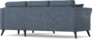 Eden - 2-sits soffa med schäslong - Blå