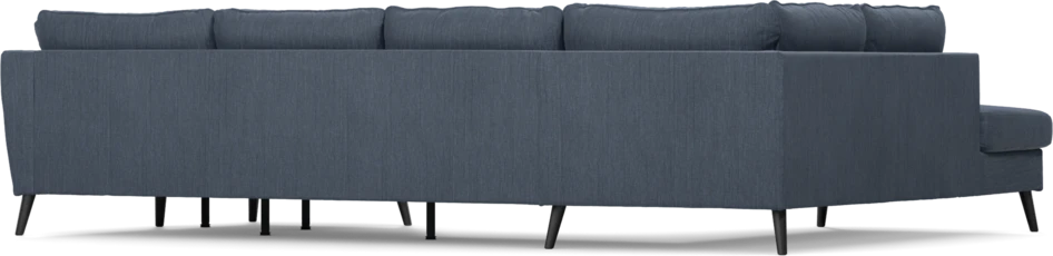 County - 3-sits soffa med divan vänster och schäslong höger - Blå