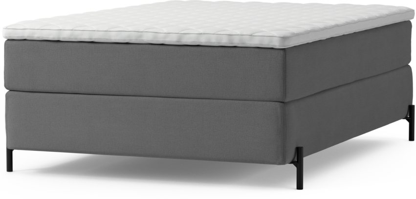 Delux Dream - Kontinentalsäng, enkelsäng 140 cm med bäddmadrass och sängben