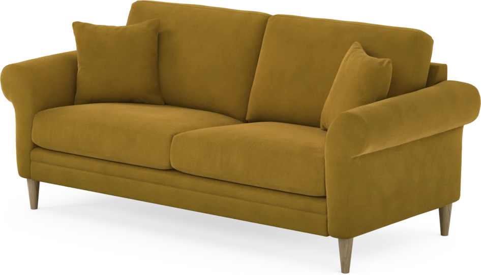 Eden - 2,5-sits soffa - Gul