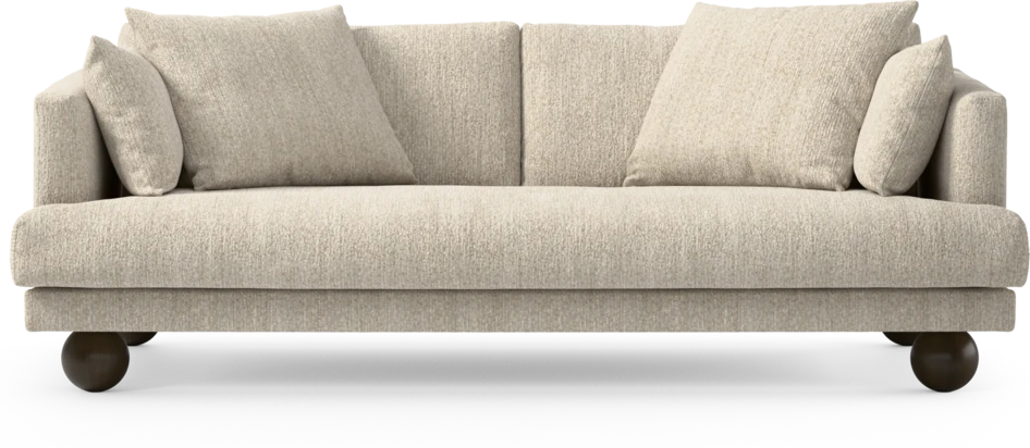 Harper - 3-sits soffa, hel dyna - Beige