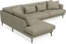 Harper - 3-sits soffa med divan vänster - Beige
