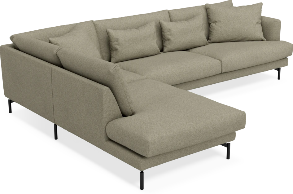Harper - 3-sits soffa med divan vänster - Beige