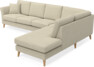 Eden - 3-sits soffa med divan - Beige