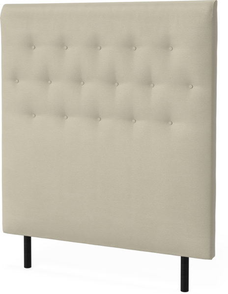 Roma Family pikerad - Sänggavel, 90-180 cm - Beige