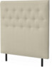 Roma Family pikerad - Sänggavel, 90-180 cm - Beige