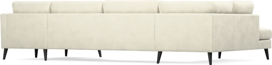 Bridge - 3-sits soffa med divan vänster och schäslong höger - Vit