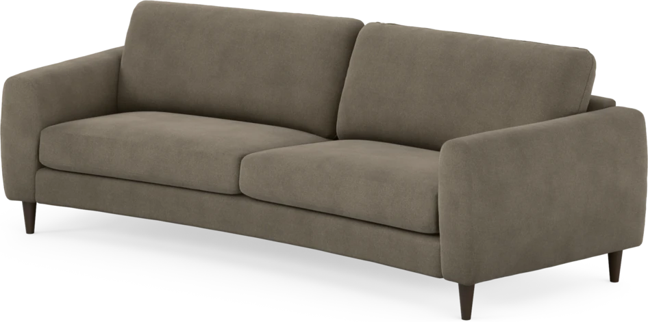 Bridge - 3-sits soffa svängd - Beige