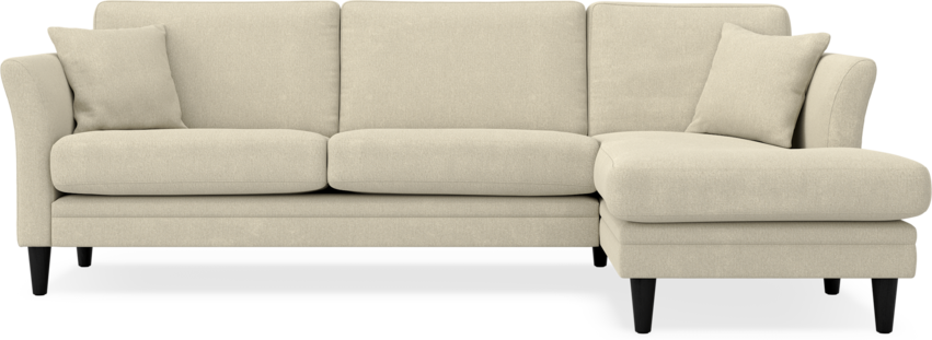 Eden - 2,5-sits soffa med schäslong - Beige