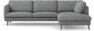 Madison Lux - 3-sits soffa med divan höger - Vit