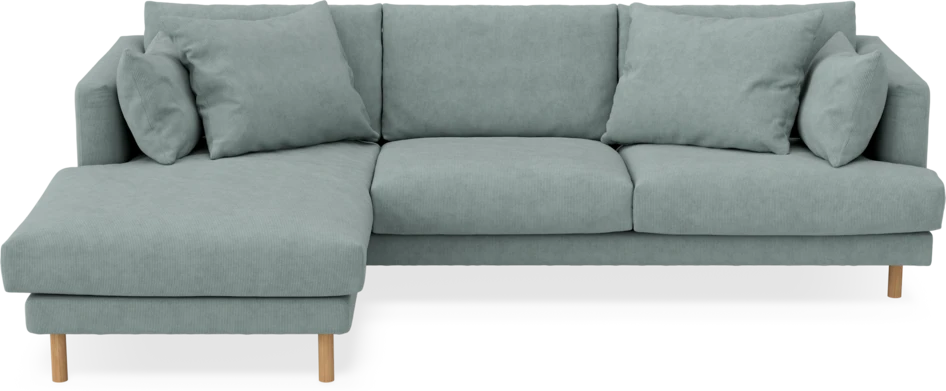 Harper - 4-sits med schäslong vänster - Grön