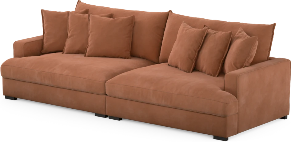Rossi - 4-sits soffa - Orange