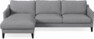 Winston - 3-sits soffa med schäslong, vändbar - Grå