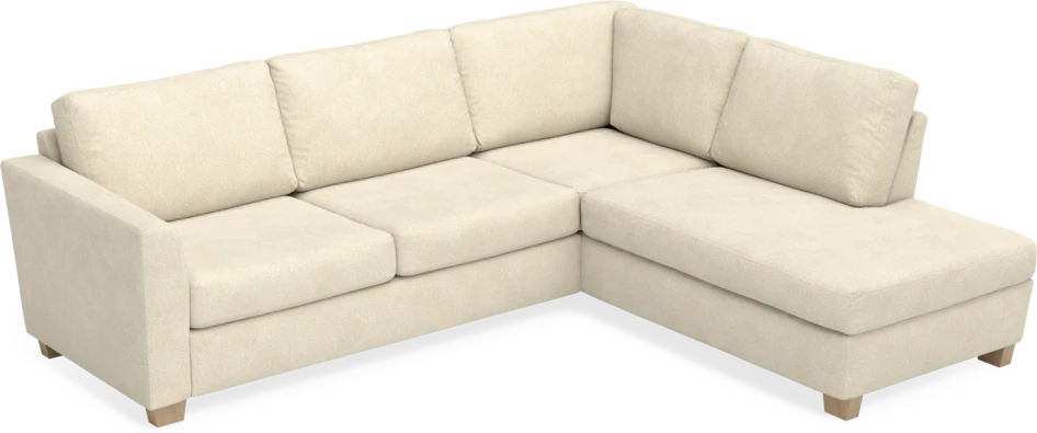 Friday - 2,5-sits soffa med divan höger - Beige