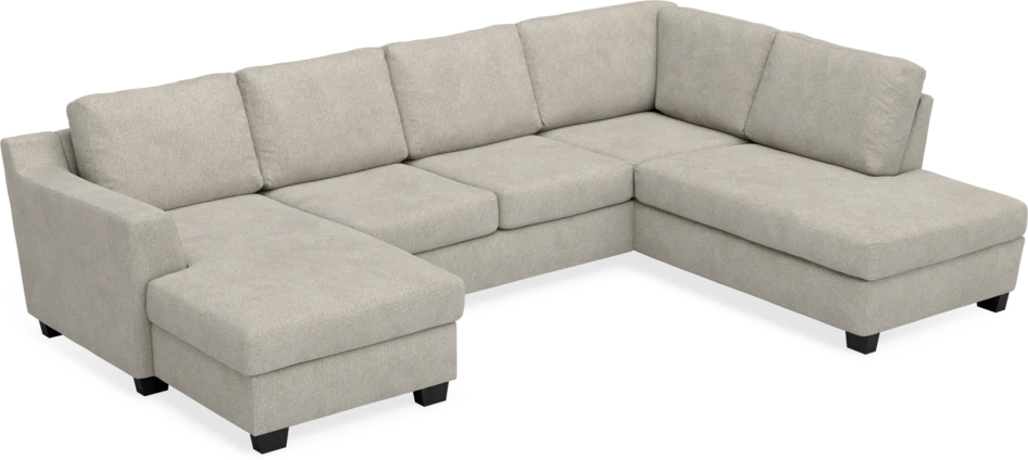Friday - 3-sits soffa med schäslong vänster och divan höger - Beige