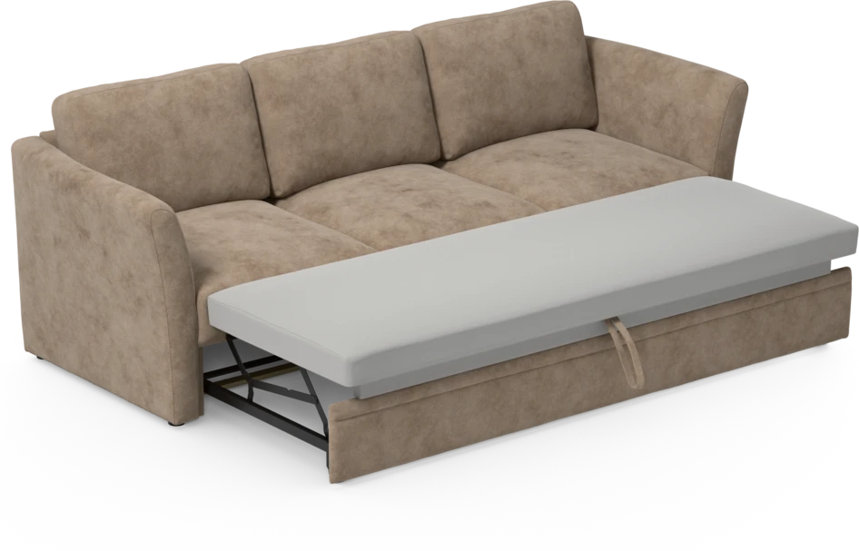 Öland - Bäddsoffa 3-sits, längsbäddad - Beige