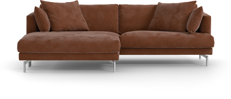 Harper - 4-sits med schäslong XL vänster - Orange