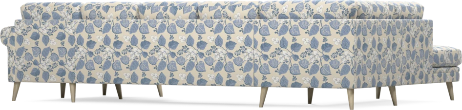 Eden - 3-sits soffa med divan vänster och schäslong höger - Flerfärgad