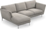 Madison Lux - 2-sits soffa med schäslong vänster - Grå