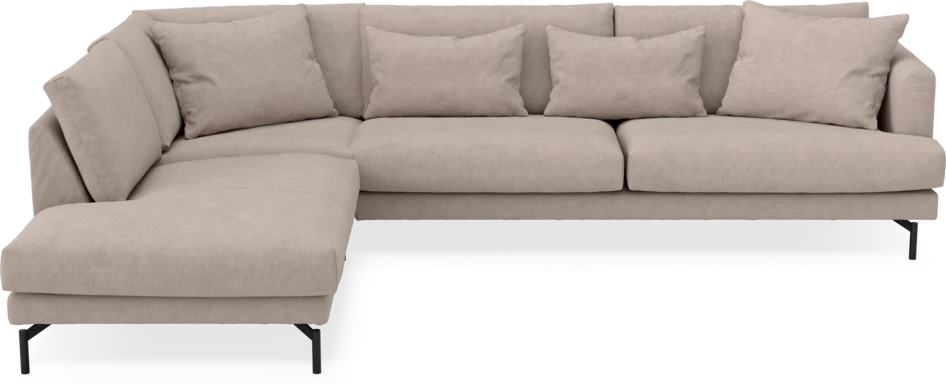Harper - 3-sits soffa med divan vänster - Beige