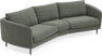 Madison - 3-sits soffa svängd, 90 cm - Grå
