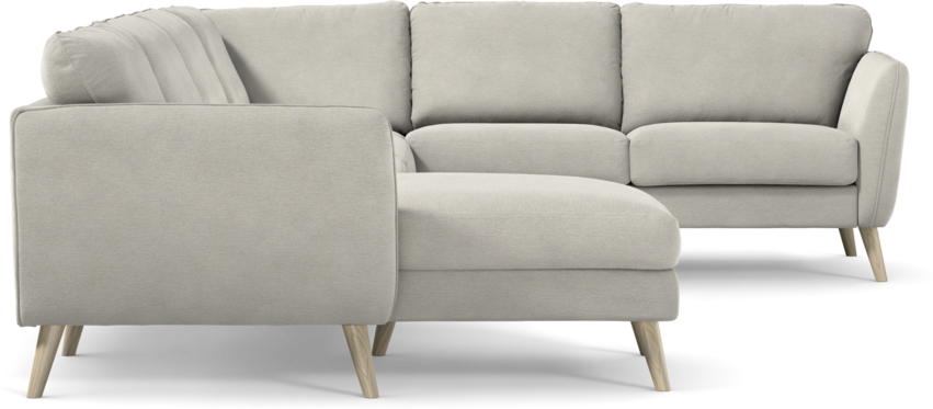 Bridge - Hörnsoffa, 3+2-sits med schäslong vänster - Grå