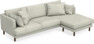 Harper - 4-sits med schäslong höger  - Beige