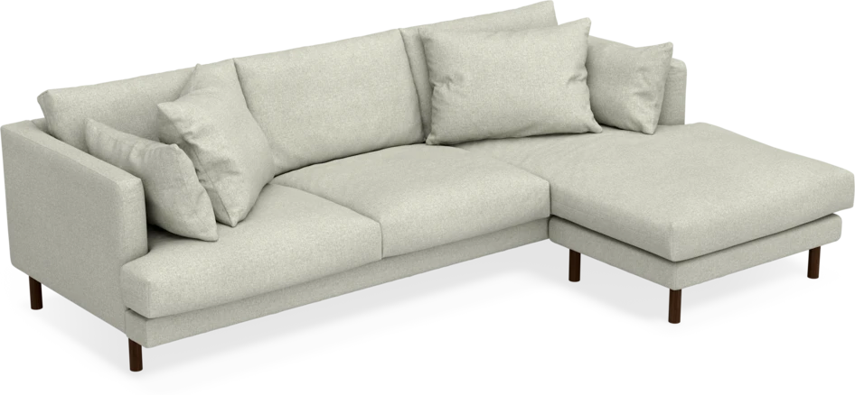 Harper - 4-sits med schäslong höger  - Beige