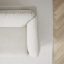 Madison Lux - 2-sits soffa med schäslong vänster - Vit
