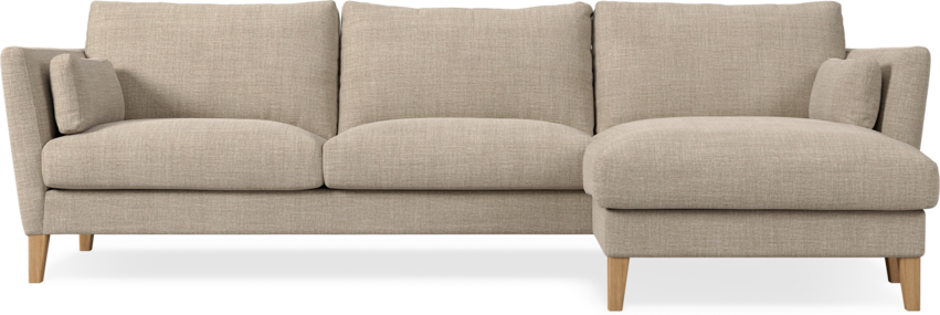 Winston - 3-sits soffa med schäslong, vändbar - Beige