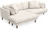 Harper - 4-sits med schäslong XL vänster - Beige
