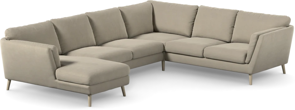 Madison - Hörnsoffa med schäslong vänster - Beige