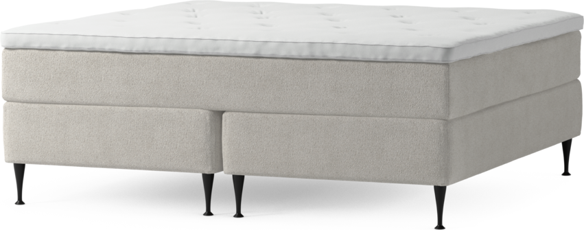 Delux Exclusive - Kontinentalsäng, dubbelsäng med bäddmadrass och sängben