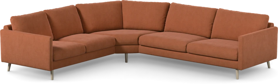 Madison Lux - Hörnsoffa 2+3-sits, hörn 2 - Orange
