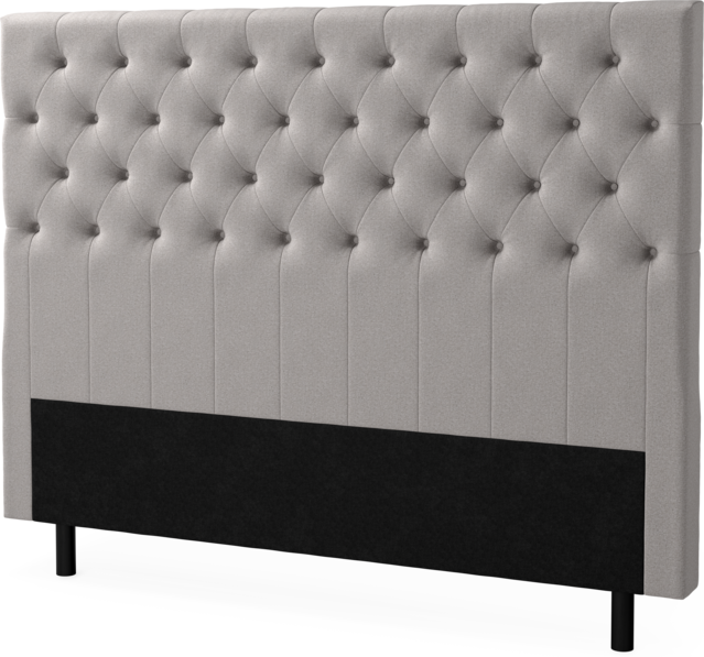 Delux Pikerad XL - Sänggavel, 90-210 cm - Grå