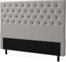 Delux Pikerad XL - Sänggavel, 90-210 cm - Grå