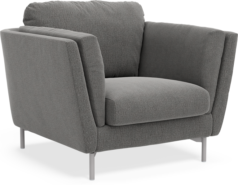 Madison Lux - Fåtölj, 70 cm - Grå