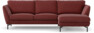 Madison - 2-sits soffa med schäslong höger - Rosa