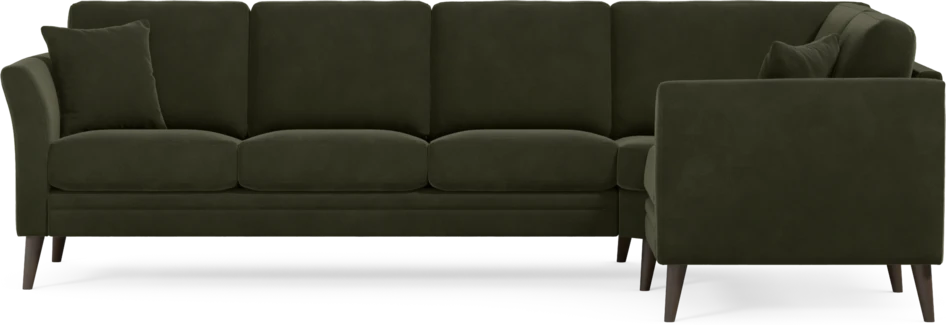 Eden - Hörnsoffa, 3+1-sits - Grön