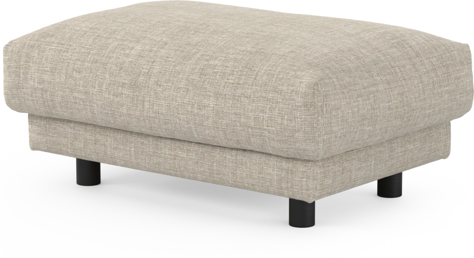 Cherrie - Fotpall 110, fast klädsel - Beige