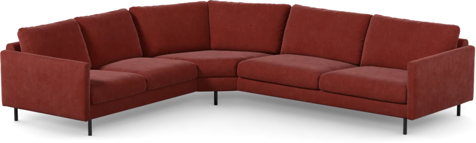Madison Lux - Hörnsoffa 2+3-sits, hörn 2 - Rosa