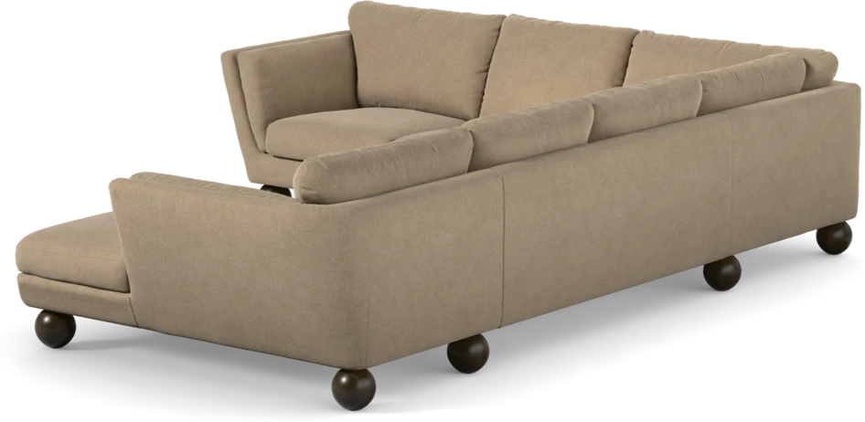 Madison Lux - Hörnsoffa med schäslong höger - Beige