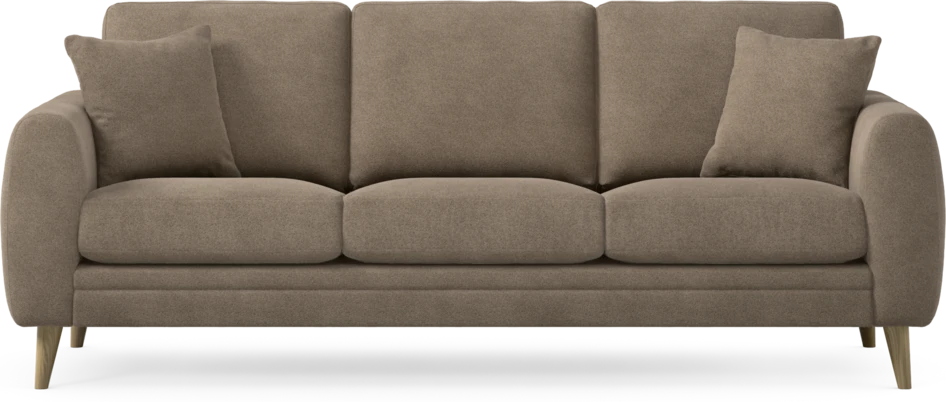 Eden - 3-sits soffa - Brun