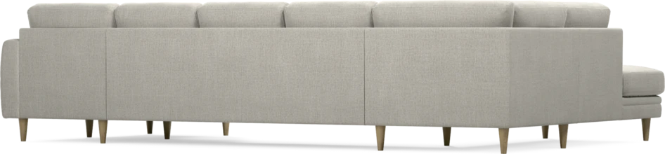 Eden - 3-sits soffa med divan vänster och schäslong höger - Grå