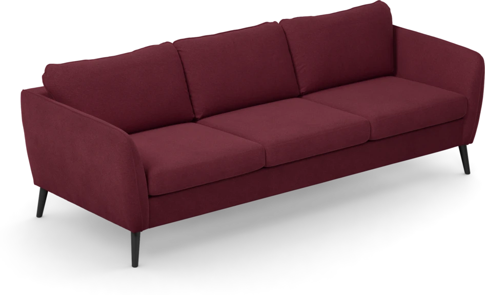 County - 3-sits soffa - Röd